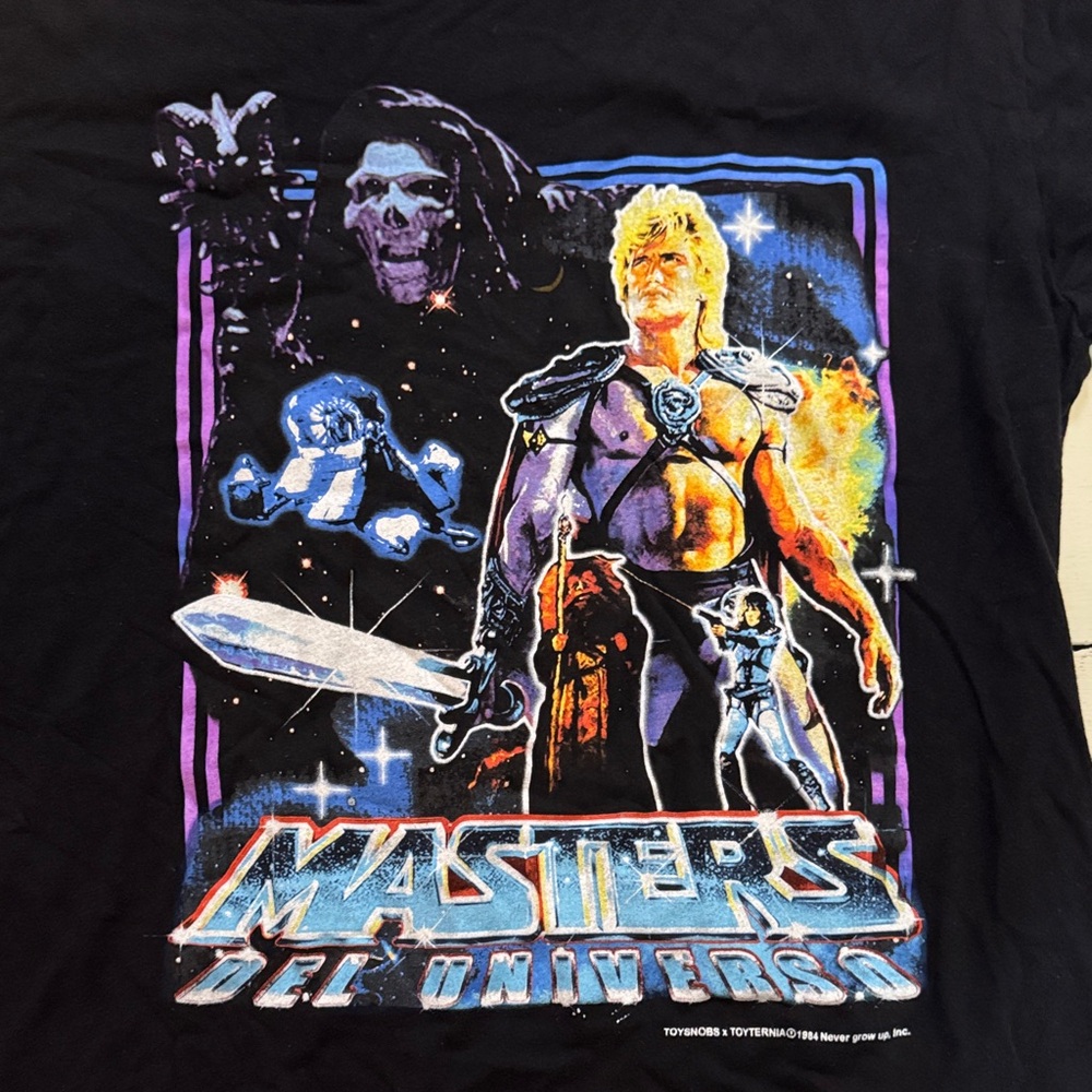 Masters of the Universe Black Graphic Tee - Picture 2 of 3
